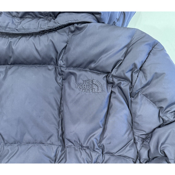 THE NORTH FACE Puffer 550 Fill Down Jacket Parka Coat Detach Hood Womens Large - Picture 13 of 16